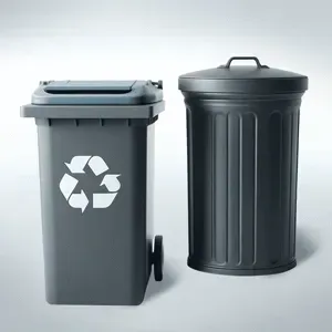 Trash Cans & Recycling Bins