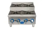 Globe GHPSU424G, Hotplate, Countertop, Gas