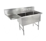 John Boos 2B16204-1D18L, Sink, (2) Two Compartment