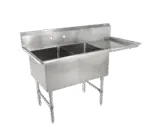 John Boos 2B18244-1D18R, Sink, (2) Two Compartment