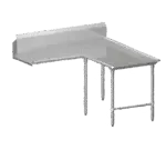 John Boos CDT4-I60120SBK-R, Dishtable, Clean "L" Shaped