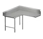 John Boos CDT4-K6096SBK-L, Dishtable, Clean "L" Shaped