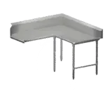 John Boos , CDT6-K60144SBK-R, Dishtable, Clean "L" Shaped