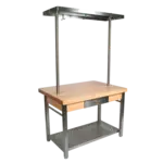 John Boos CUCG10, Work Table, Wood Top