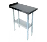 John Boos EFT8-3015SSK, Work Table,  12" - 21", Stainless Steel Top