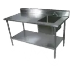 John Boos EPT6R5-3072GSK-R, Work Table, with Prep Sink(s)