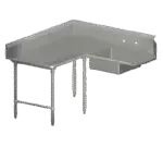 John Boos SDT4-K6060SBK-L, Dishtable, Soiled "L" Shaped