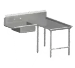John Boos SDT6-I60120SBK-R, Dishtable, Soiled "L" Shaped