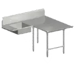 John Boos , SDT6-L70144SBK-R, Dishtable, Soiled "L" Shaped