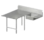 John Boos SDT6-L7096SBK-L, Dishtable, Soiled "L" Shaped