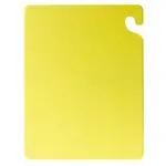San Jamar CB182412YL, Cutting Board, Plastic