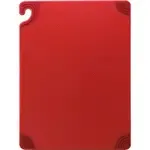 San Jamar CBG152012RD, Cutting Board, Plastic