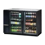 True Manufacturing , TBB24-48-2G-Z1-BST-B-1, Back Bar Cabinet, Refrigerated