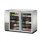 True Manufacturing , TBB24-48-2G-Z1-BST-S-1, Back Bar Cabinet, Refrigerated