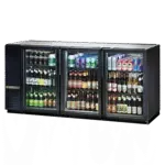 True Manufacturing , TBB24-72-3G-Z1-BST-B-1, Back Bar Cabinet, Refrigerated