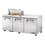 True Manufacturing TSSU-72-08-HC, Refrigerated Counter, Sandwich / Salad Unit