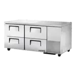 True Manufacturing TUC-67D-4-HC, Refrigerator, Undercounter, Reach-In