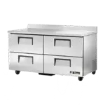 True Manufacturing TWT-60D-4-HC, Refrigerated Counter, Work Top
