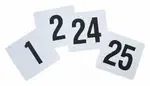 Winco TBN-25, Table Numbers Cards